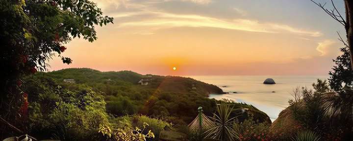 Yoga-retreat vid stranden i Mexiko