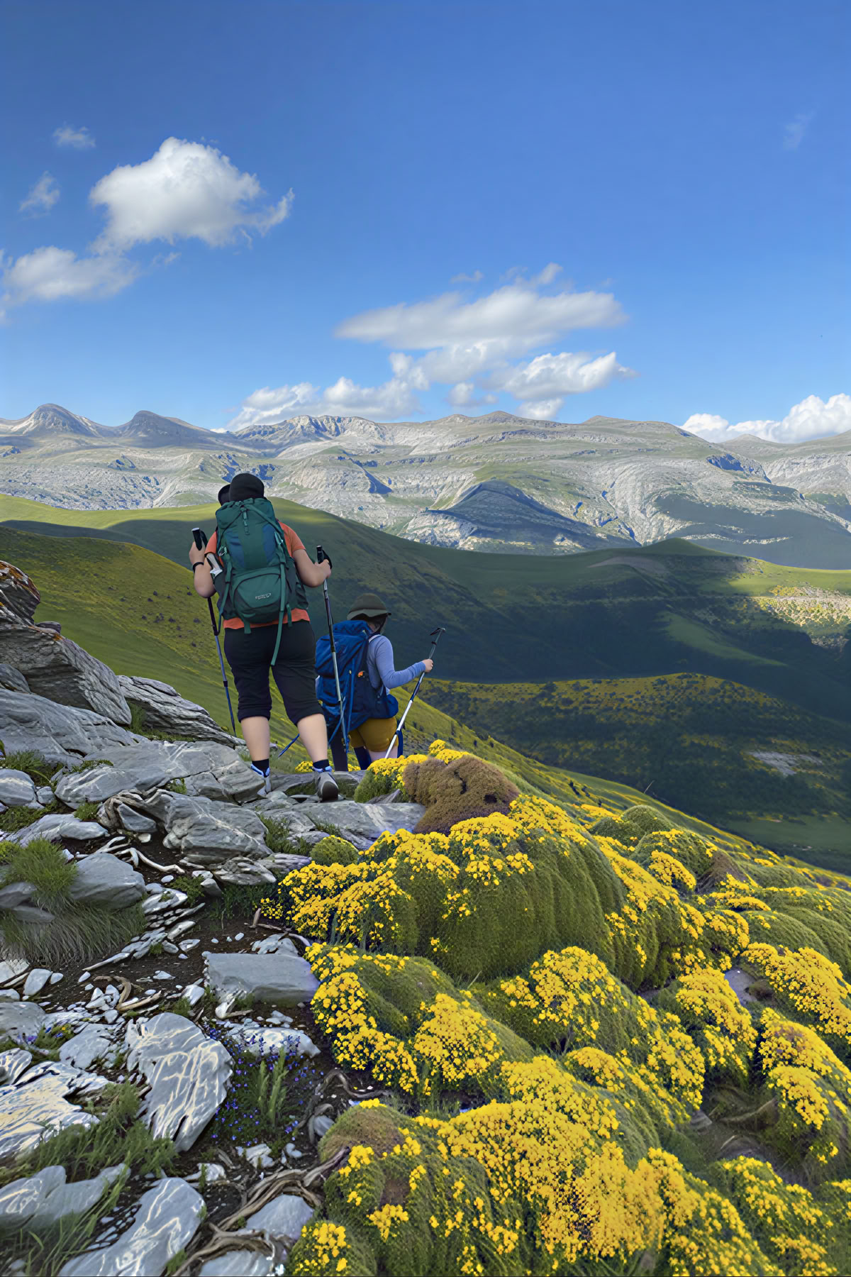 Meditativ pilgrimsfärd: lång vandring och yogaretreat