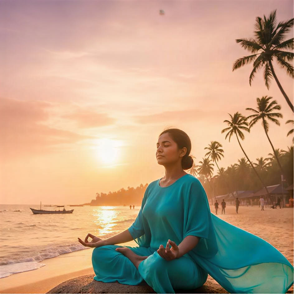 14-nätters Panchakarma Ayurveda-program på Manaltheeram Ayurveda Beach Village, Kovalam