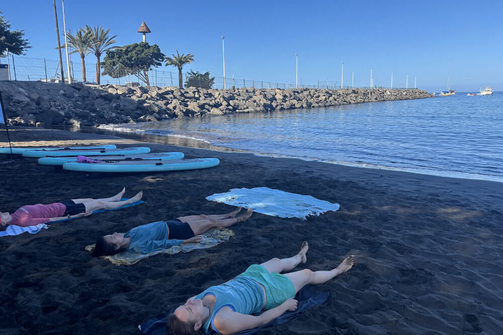 Paddelsurfing (SUP) och yogaretreat på Gran Canaria