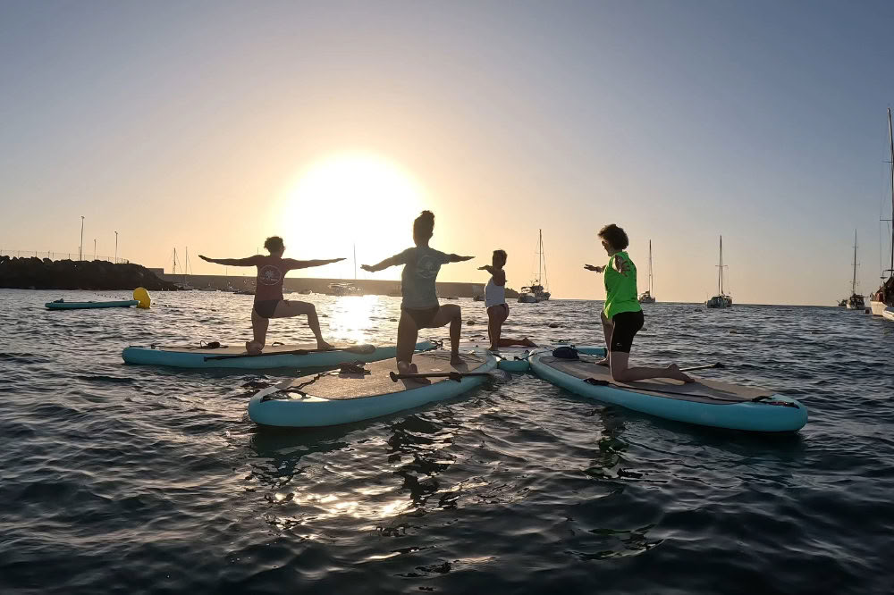 Paddelsurfing (SUP) och yogaretreat på Gran Canaria