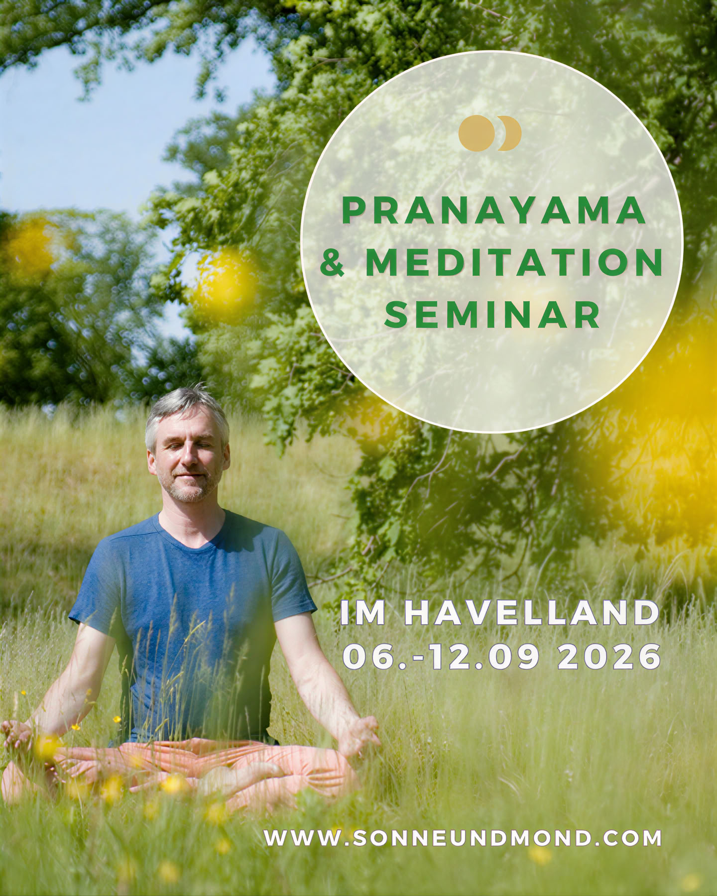 Utbildningsledighet: Intensivt seminarium i pranayama och meditation för stresshantering