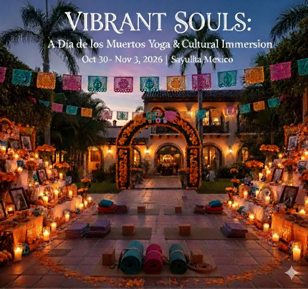 Livfulla själar: en yoga- och kulturfördjupningsretreat för Día de los Muertos