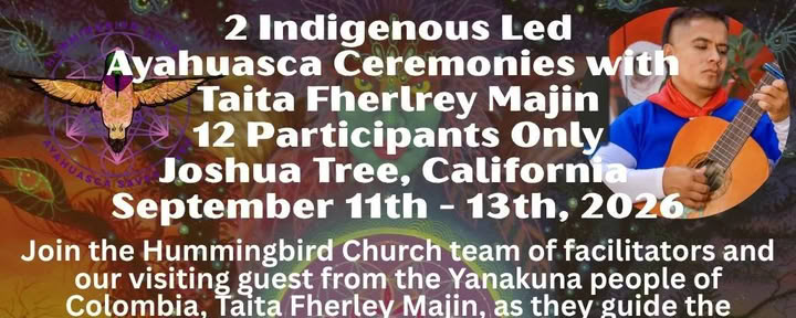 Ursprungsbefolkningen leder - Taita Fherely Majin - Endast 12 deltagare - Joshua Tree, Kalifornien - 11–13 september 2026