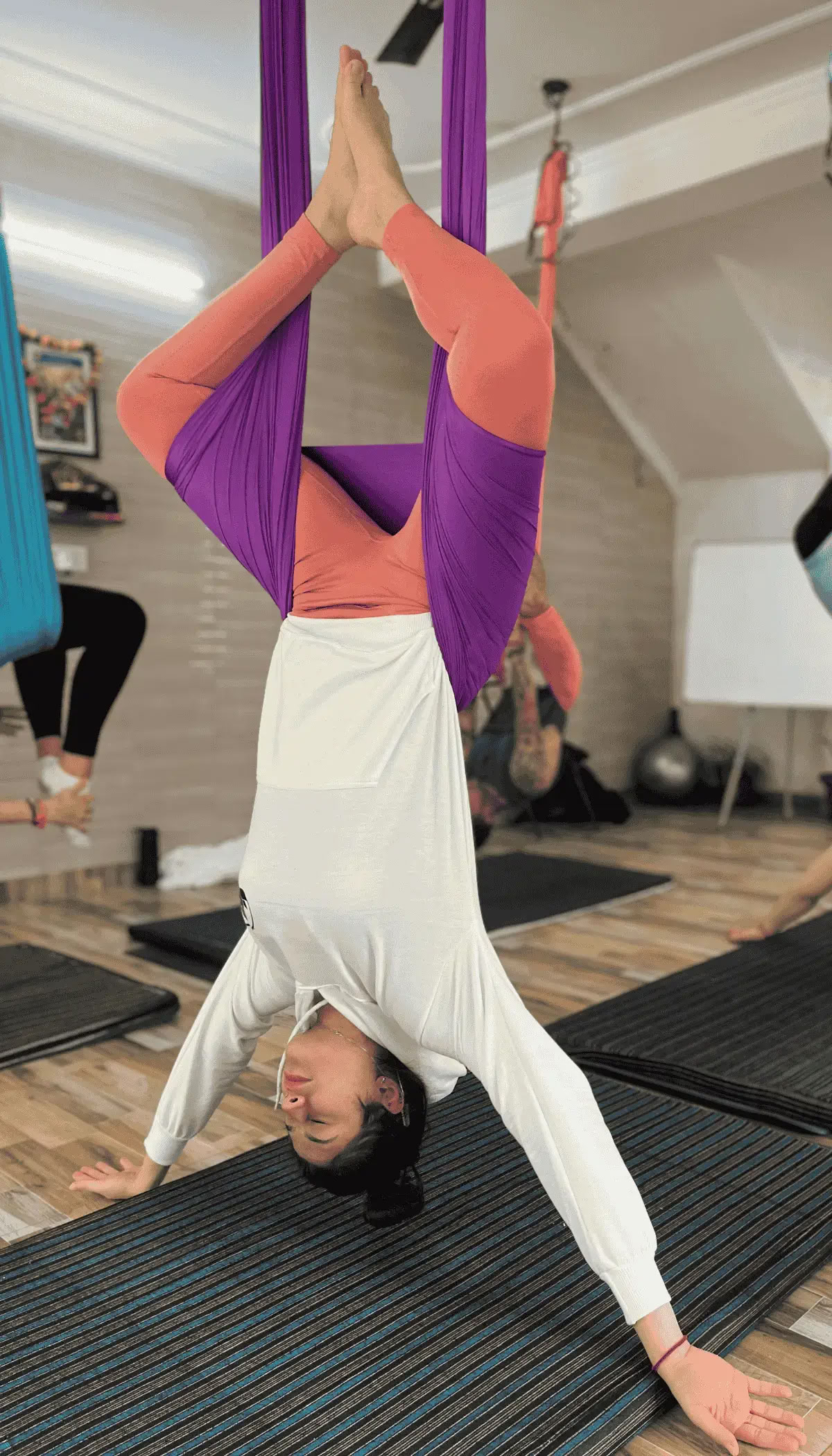 10 dagars aerial yoga-lärarutbildning i Rishikesh