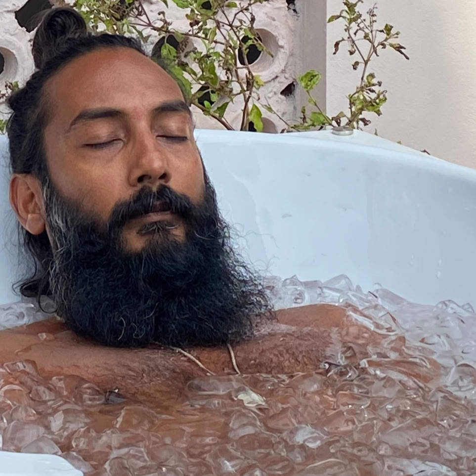 Isbad och andningsmeditation