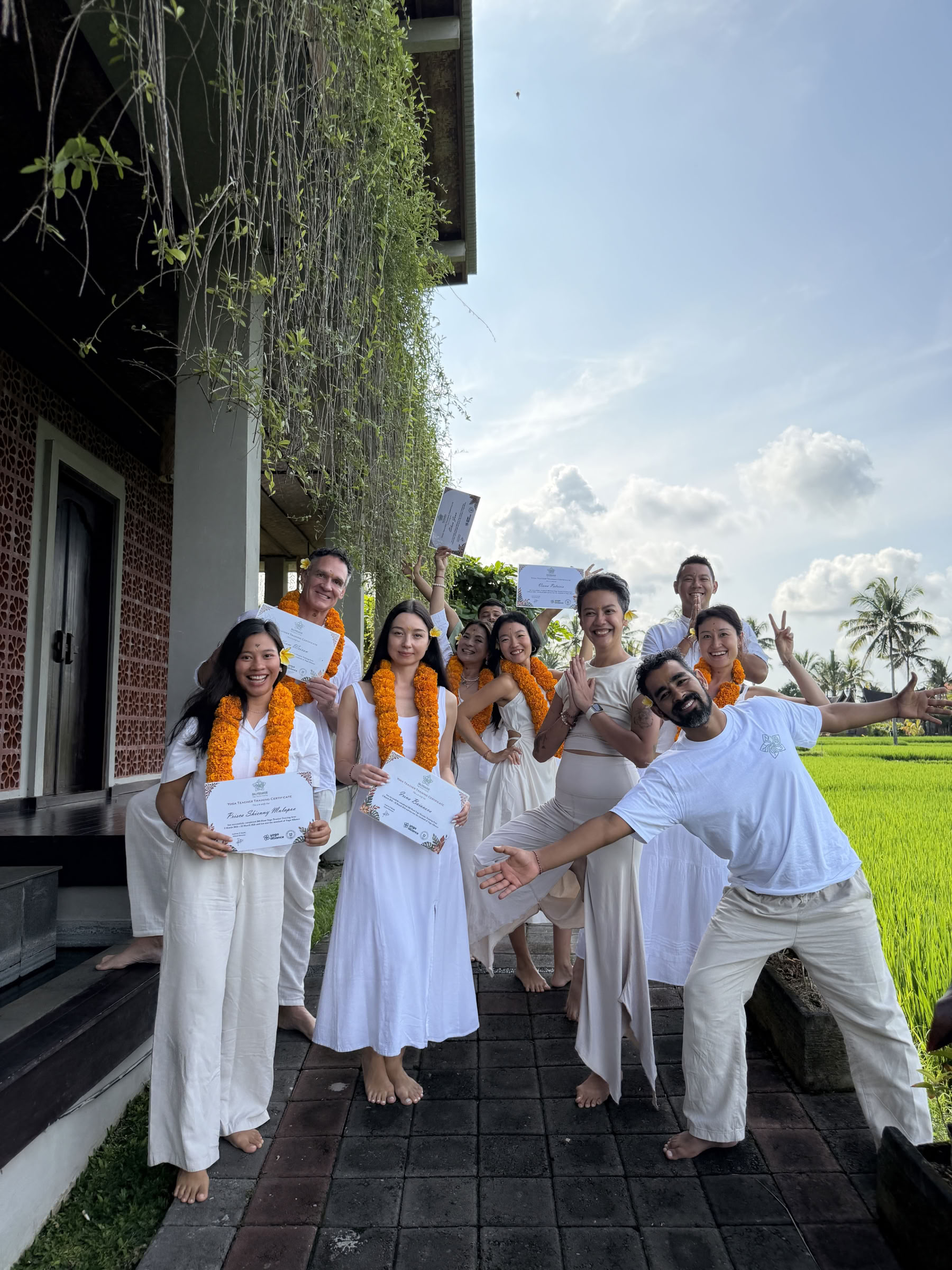 200-timmars yogalärarutbildning på Bali