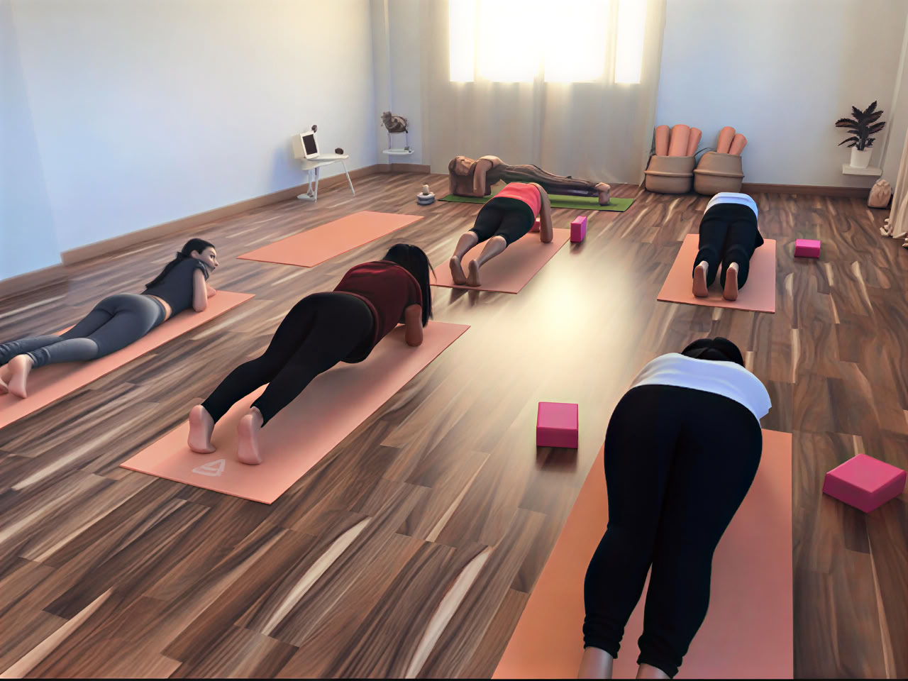Yogaklass – en timmes yogapraktik