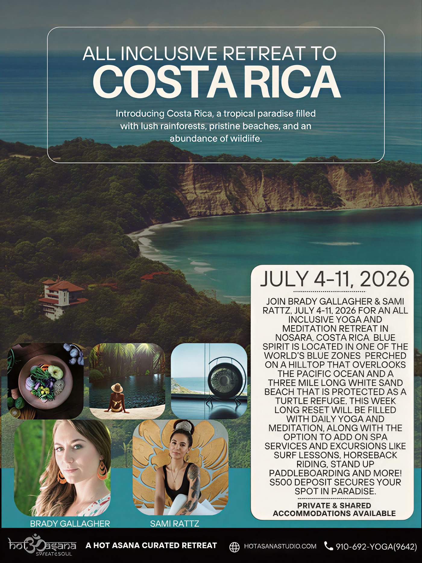 Retreat i Costa Rica med Brady Gallagher & Sami Rattz