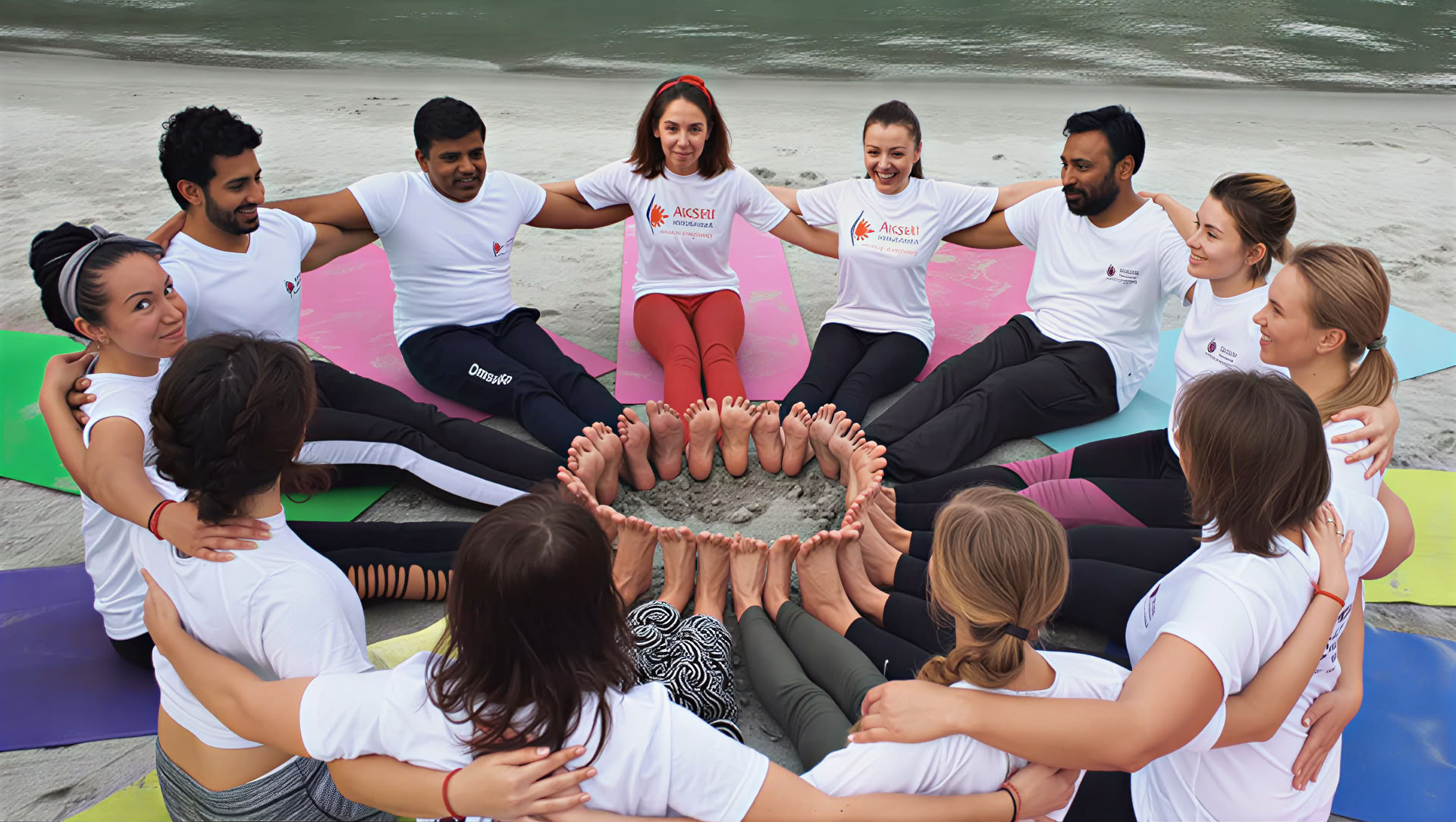 100-timmars yogalärarutbildning för nybörjare i Rishikesh, Indien