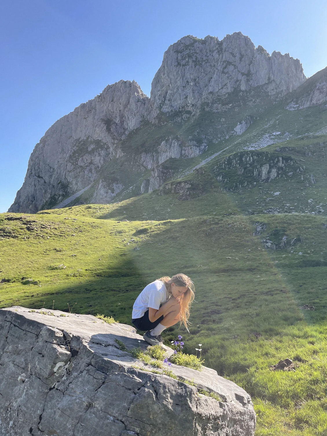 Andas och skapa kontakt i Chamonix