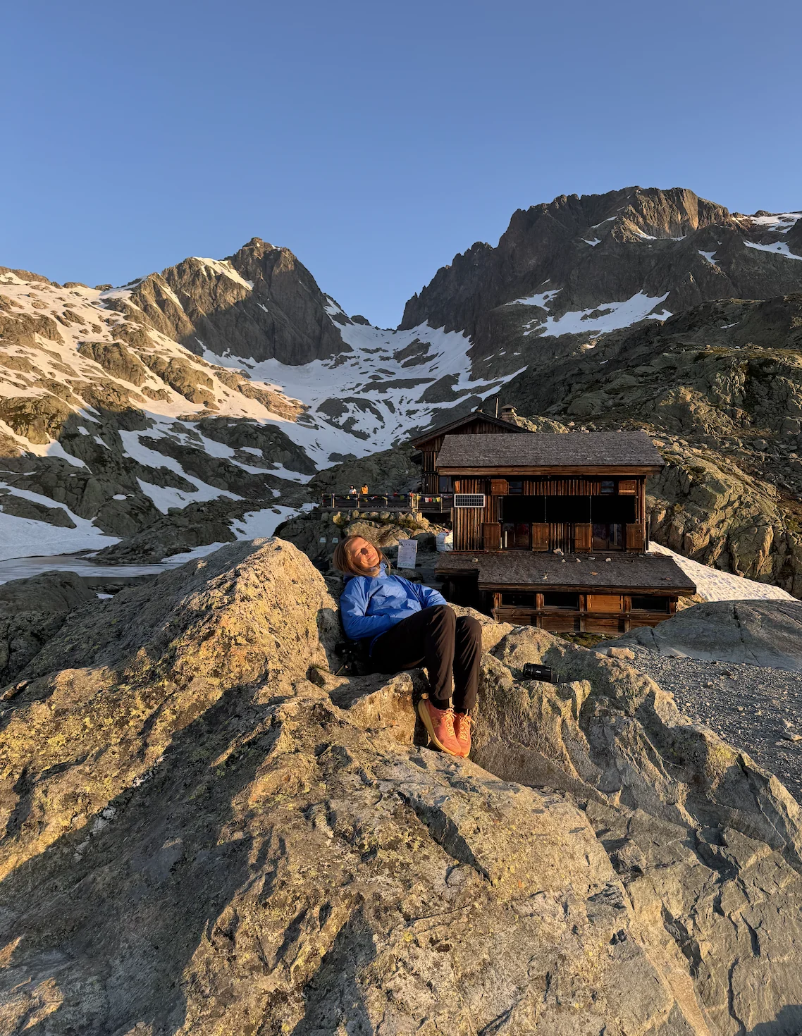 Andas och skapa kontakt i Chamonix