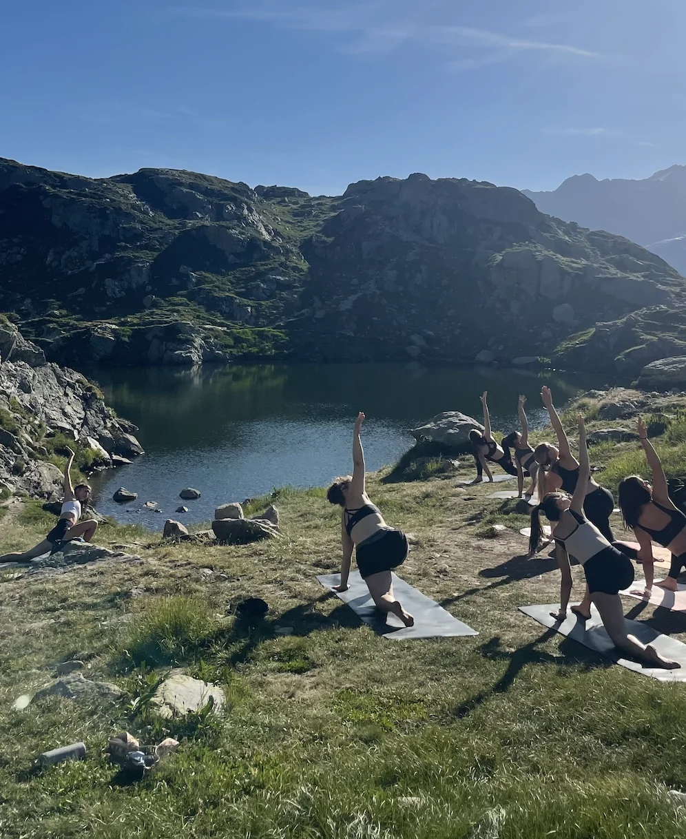 Andas och skapa kontakt i Chamonix