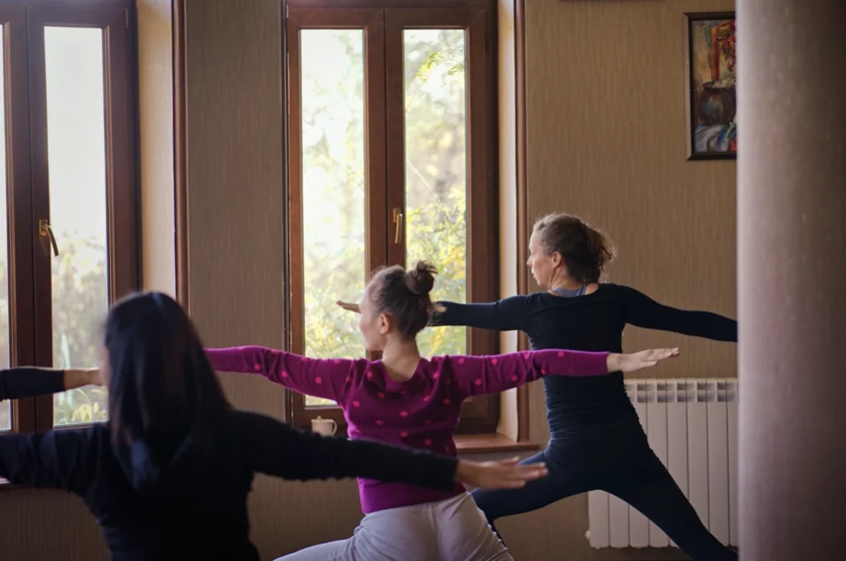 Återhämtande vinteryogaretreat