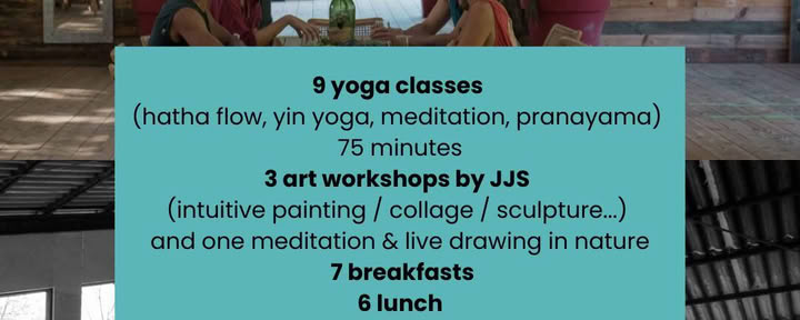 Yoga- och konstreträtt – inre världar