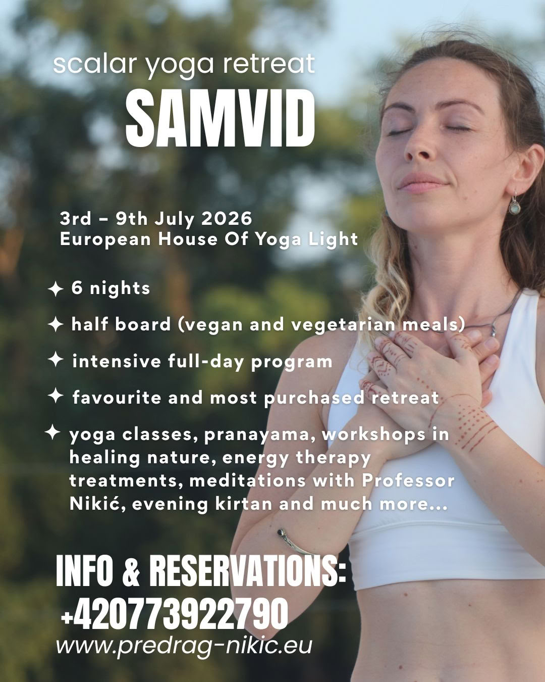 3-dagars hormonell yogaretreat