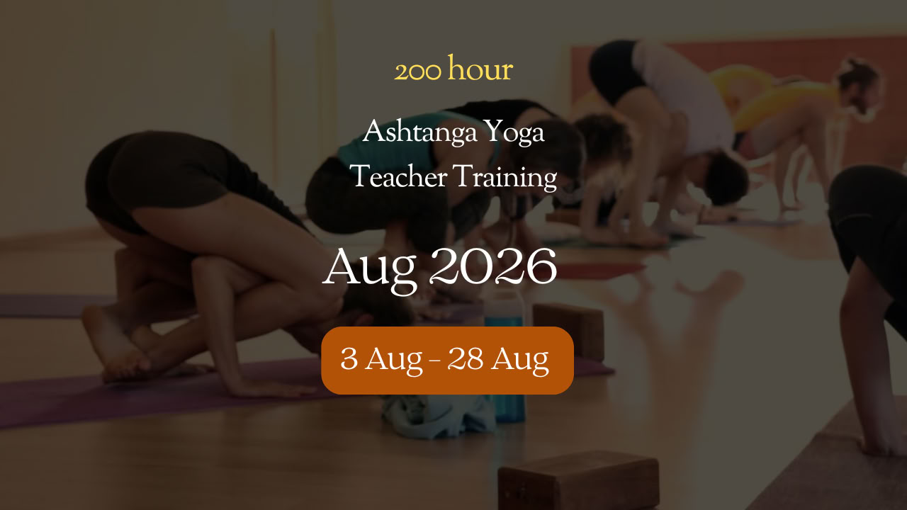 Ashtanga yogalärarutbildning - augusti 2026