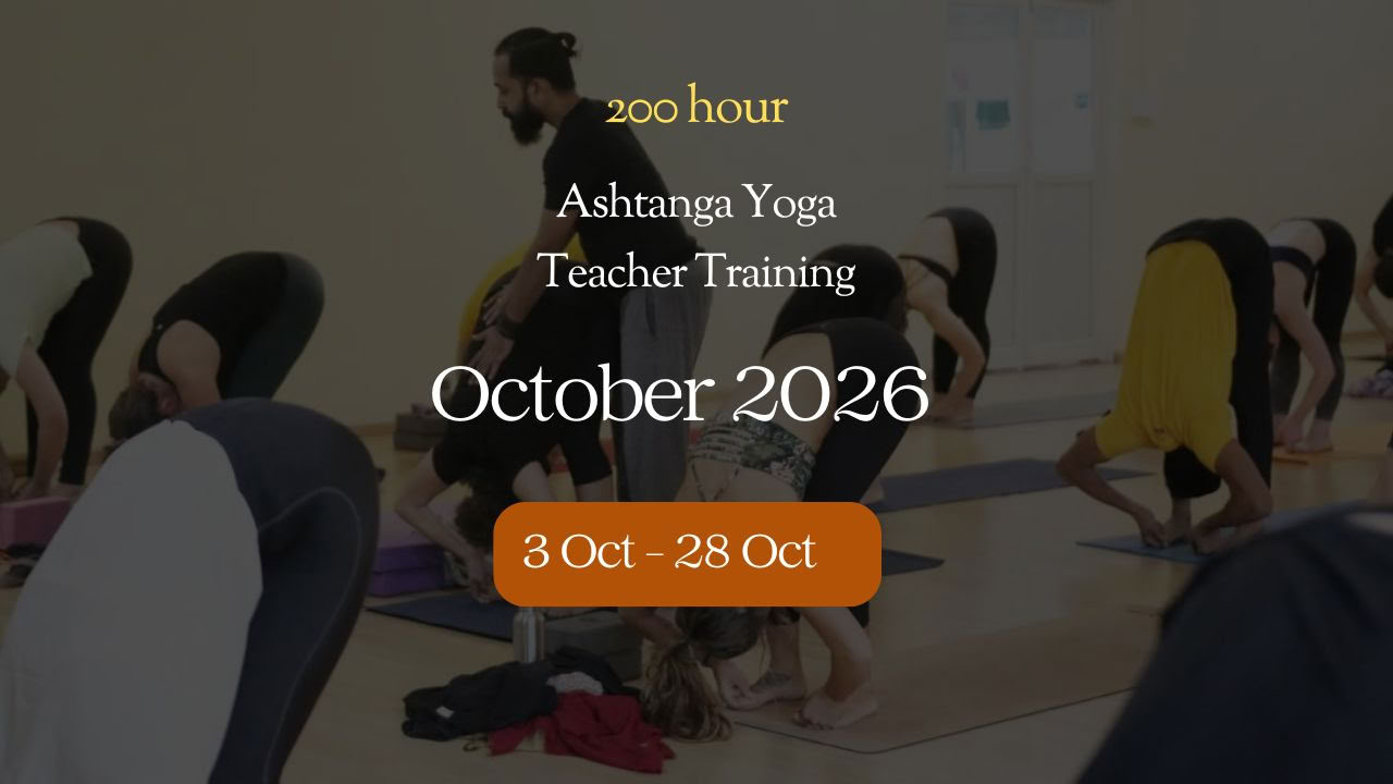 Ashtanga yogalärarutbildning – oktober 2026