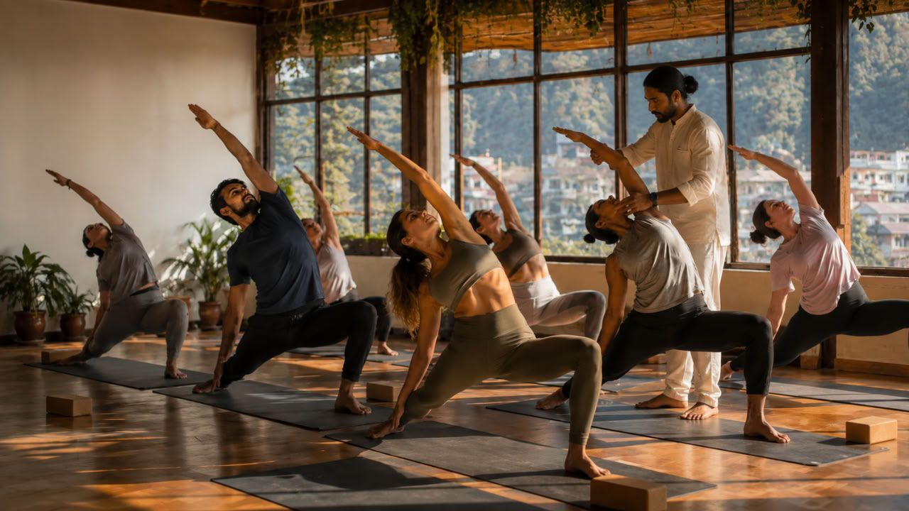 200-timmars yogalärarutbildning i Rishikesh – 1 jan till 11 jan