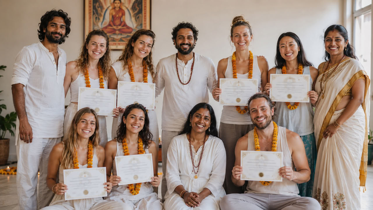 200-timmars yogalärarutbildning i Rishikesh – 1 jan till 11 jan