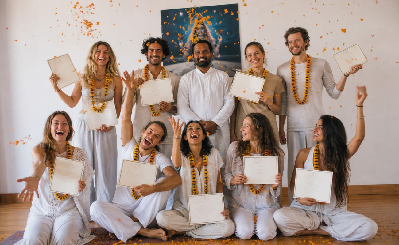 200-timmars yogalärarutbildning i Rishikesh – 1 jan till 11 jan