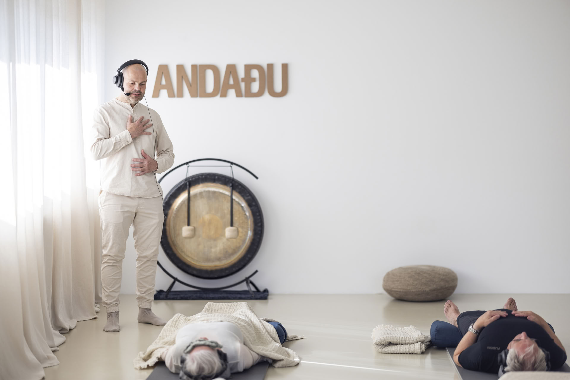 Andningsövning med Andri