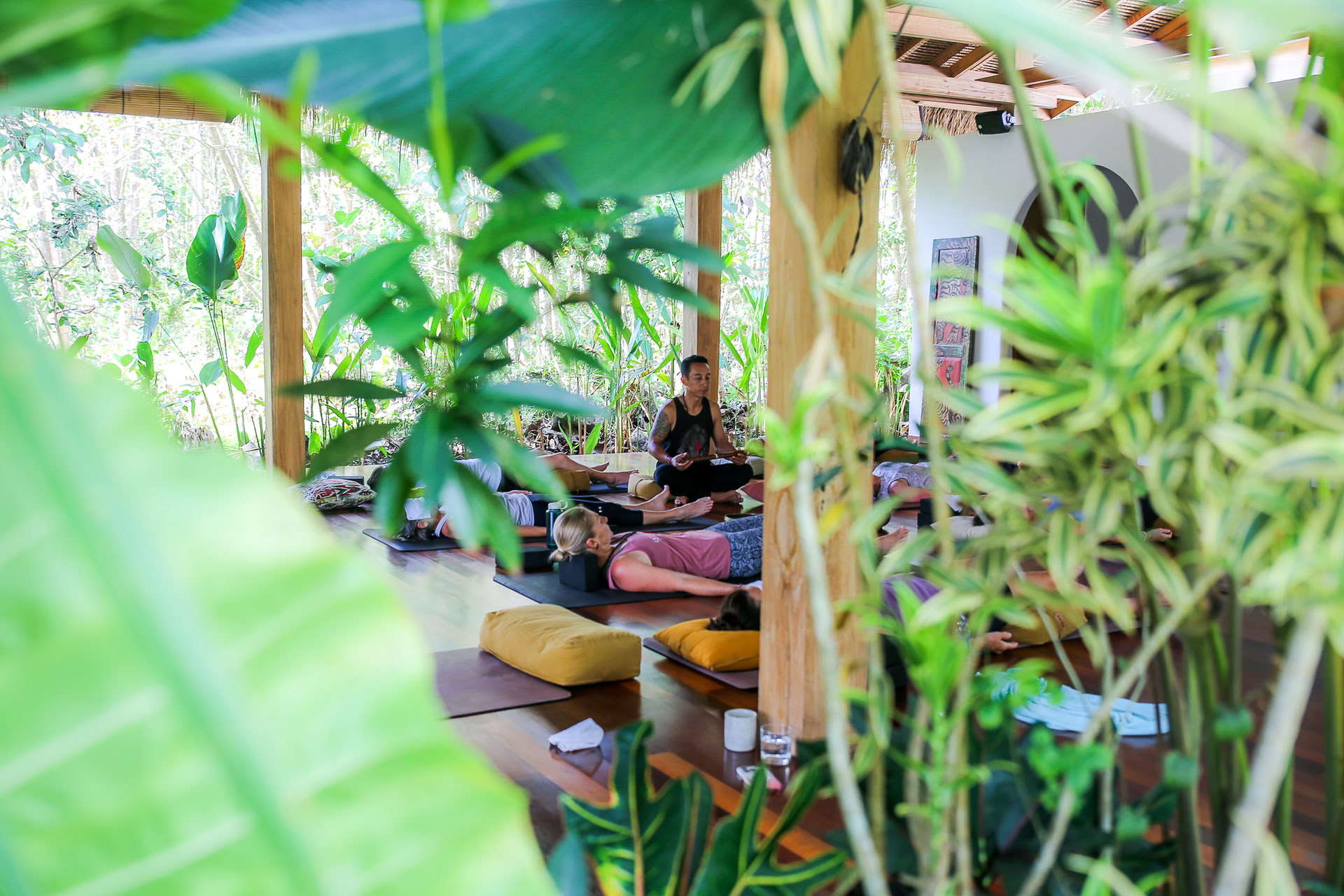 Yoga, natur och balinesisk kultur-retreat
