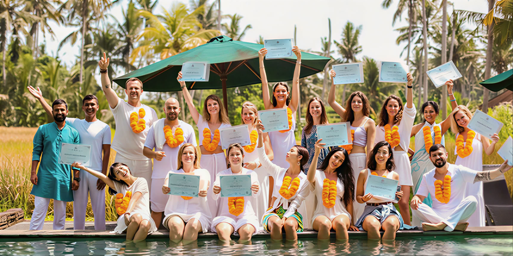 100 timmars yogalärarutbildning på Bali