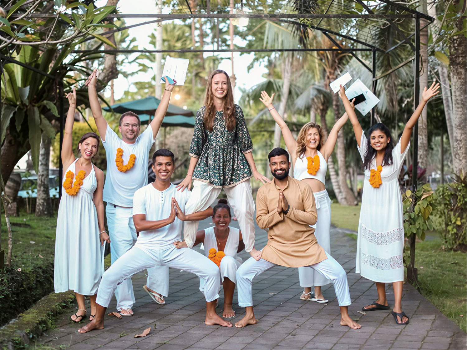 100 timmars yogalärarutbildning på Bali