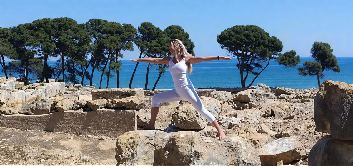 Yoga- och vin-evenemang