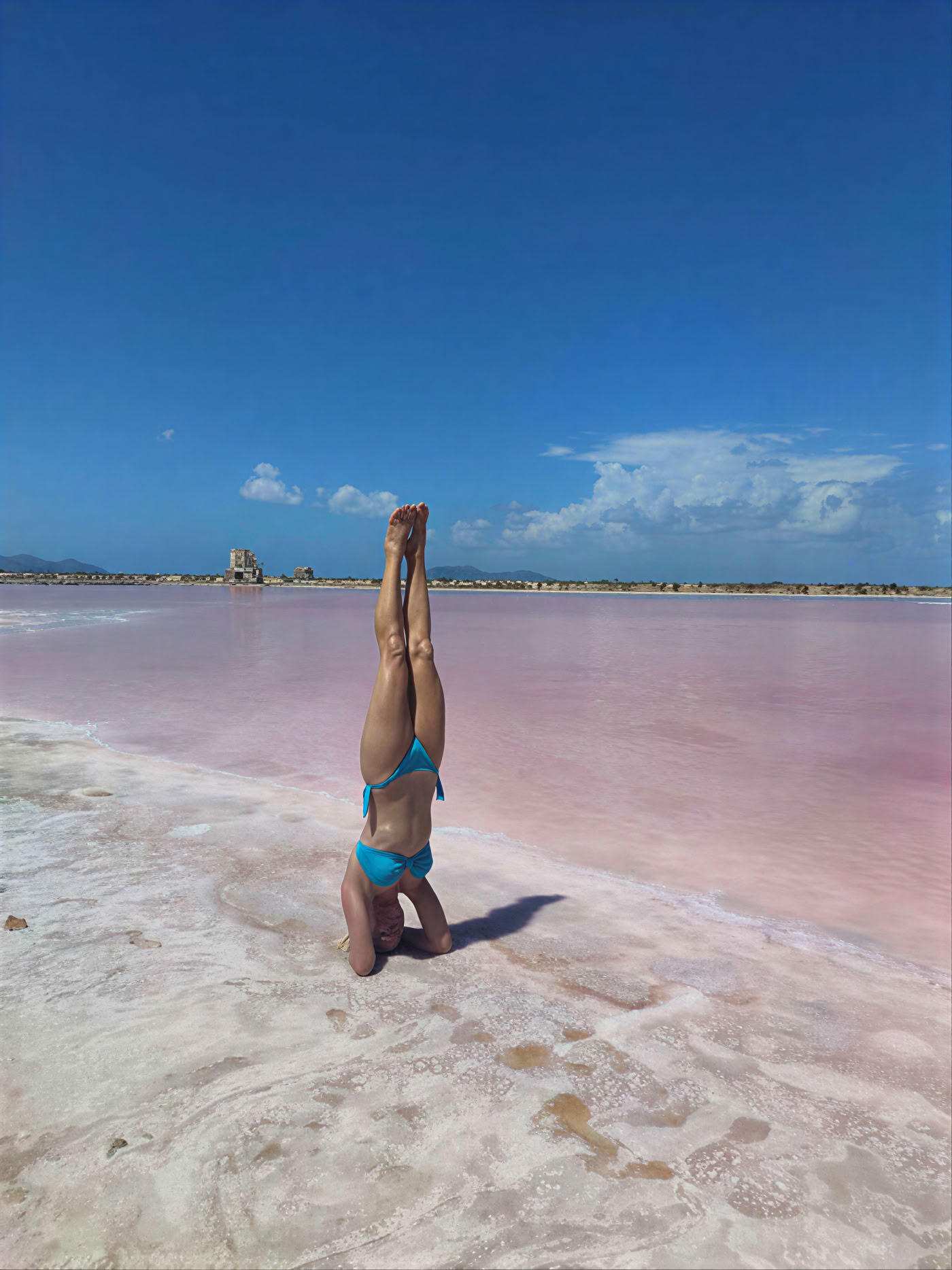 Yoga på stranden
