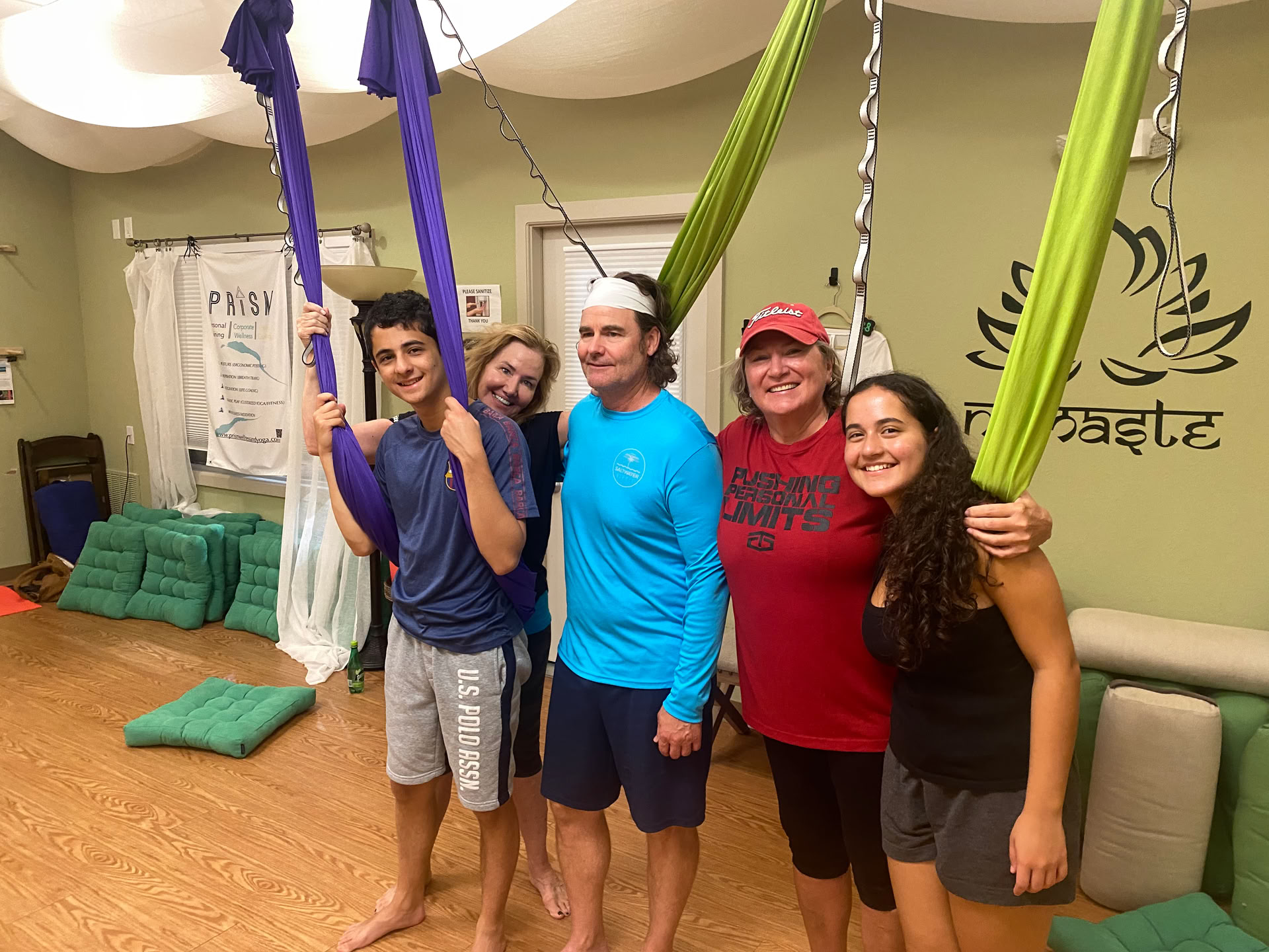 Privat fest med aerialyoga