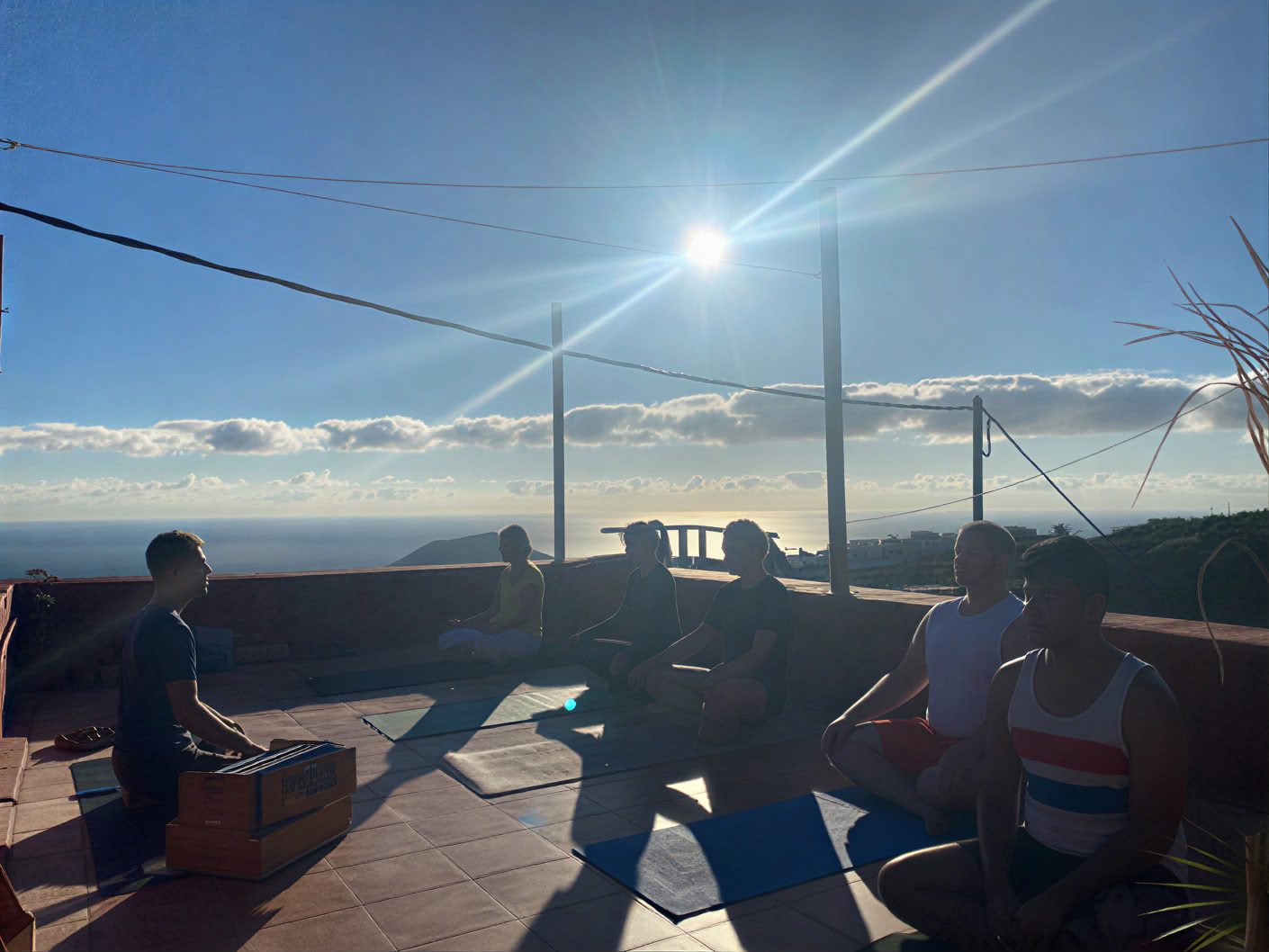 Återställande yogaretreat