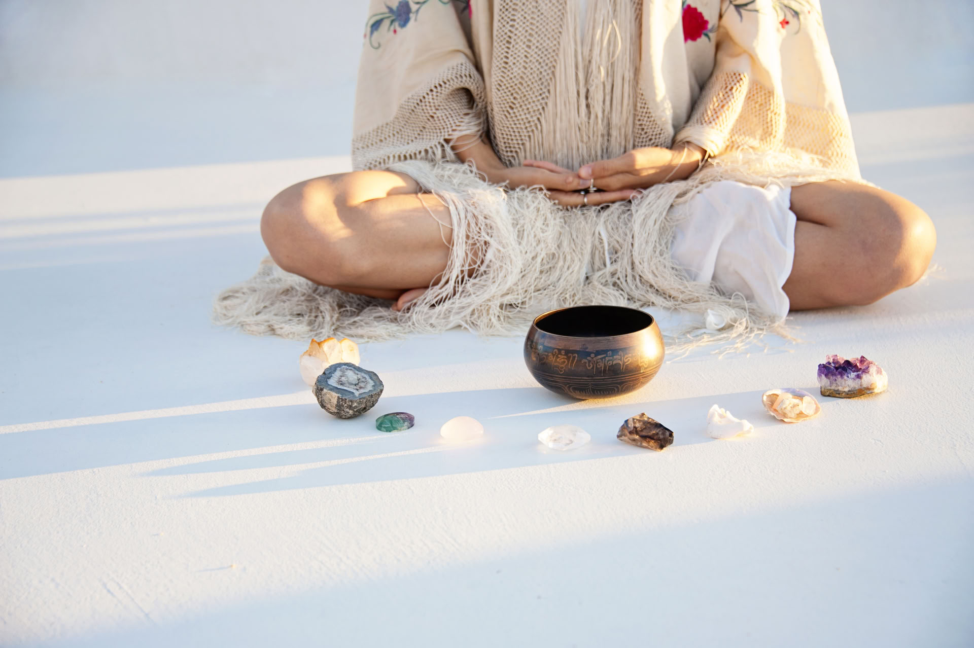 Meditation med kristaller