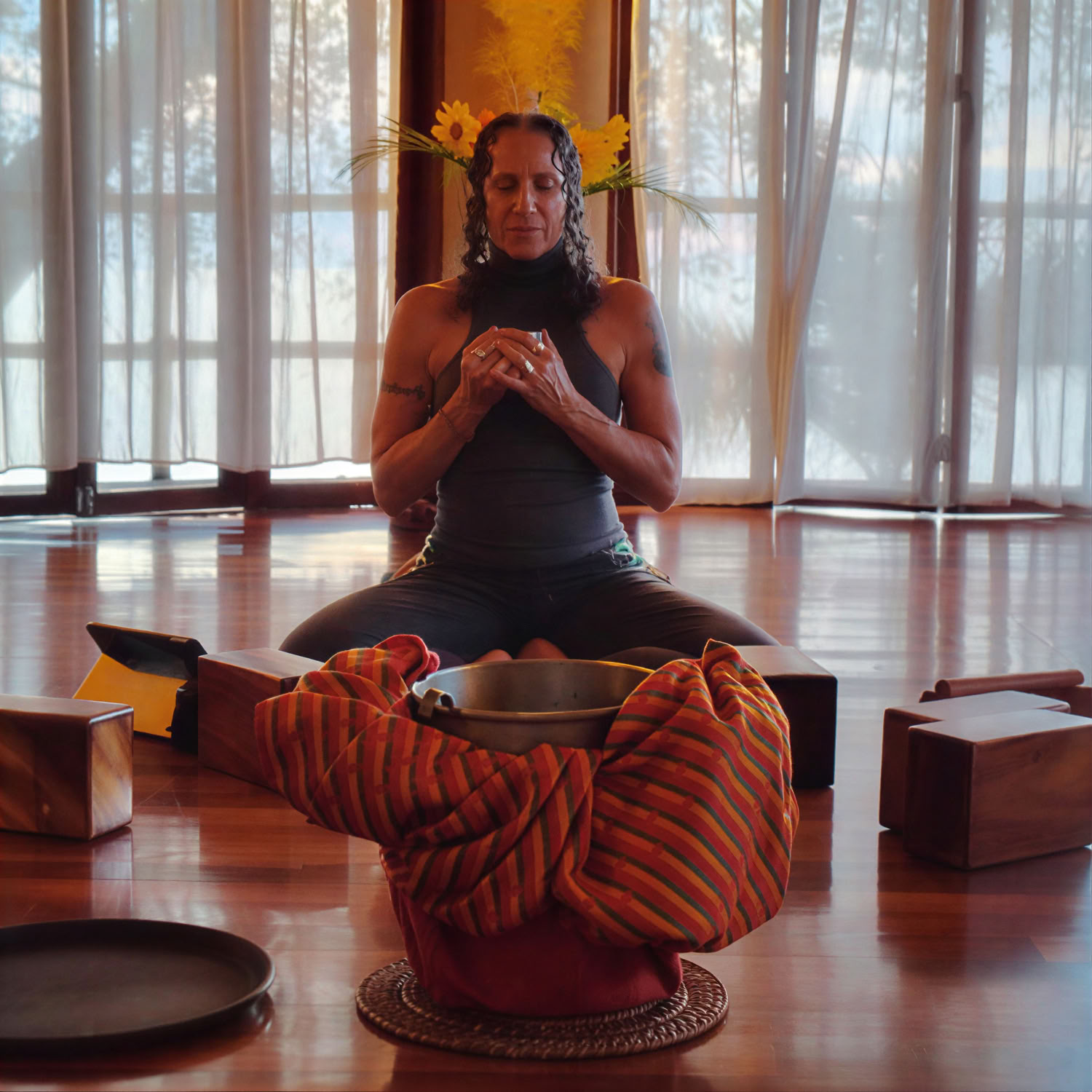Gudinneyoga- och välmåenderetreat