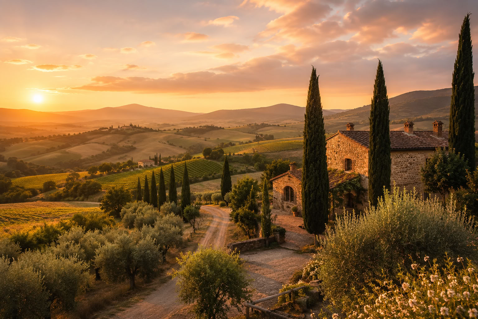Yoga-retreat i Toscana 2026