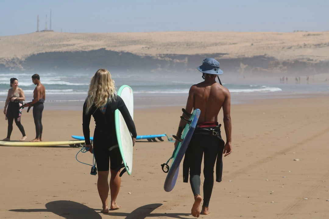 Yoga- och surfretreat i Marocko