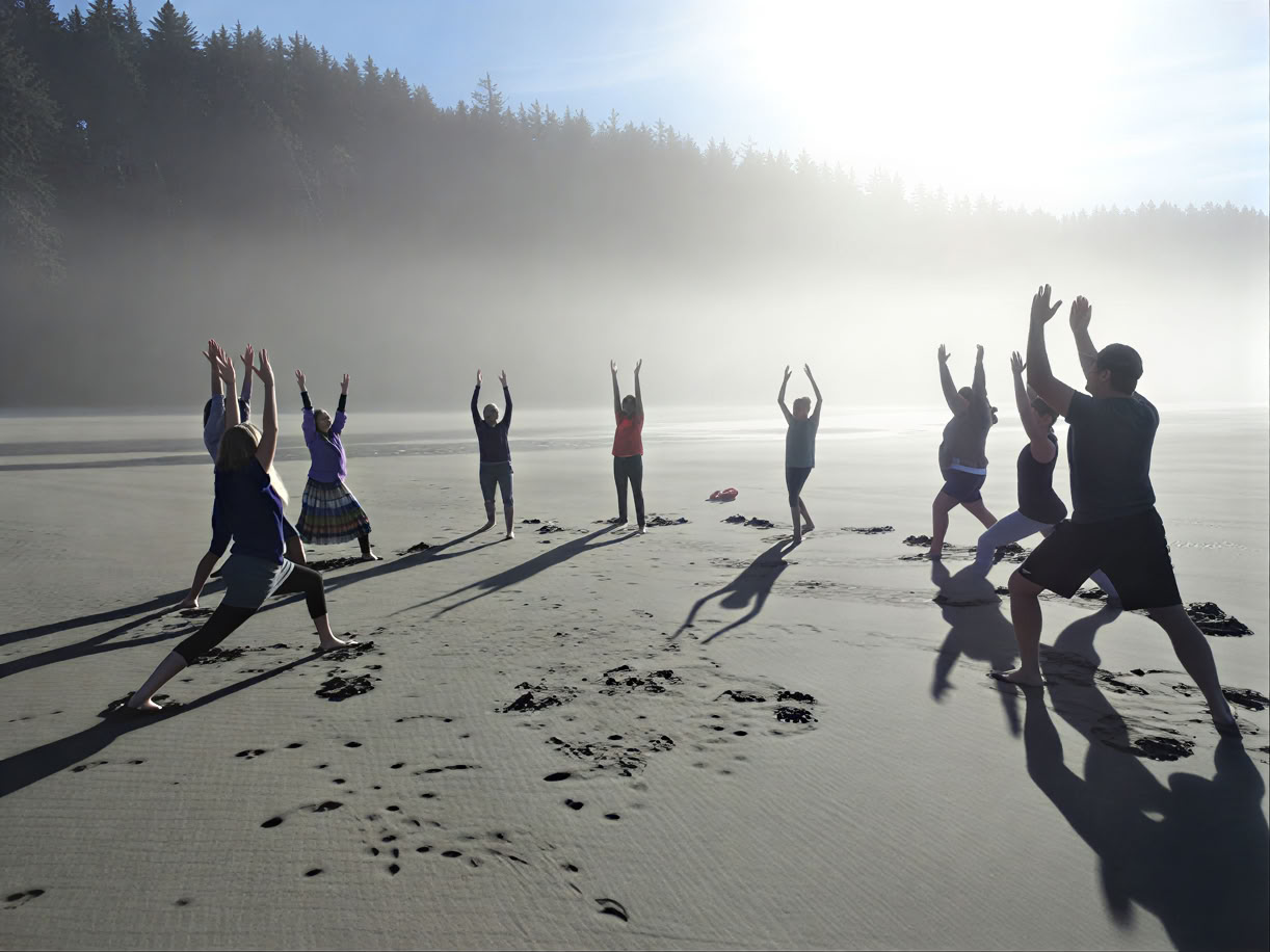 Retreat för skogs- och strandbad i Olympic National Park