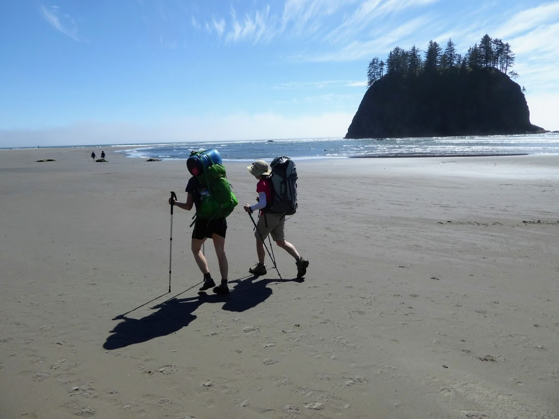 Retreat för skogs- och strandbad i Olympic National Park