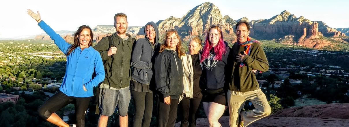 Yoga-, vandrings- och helanderetreat i Sedona, Arizona