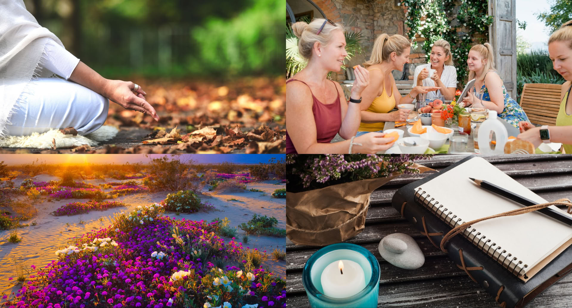 Lyxig mindfulness- och skrivretreat för kvinnor på 4 dagar