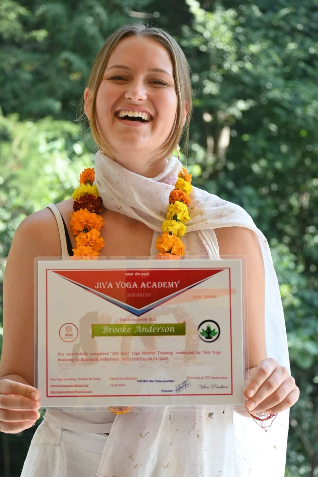 200-timmars yogalärarutbildning i Indien