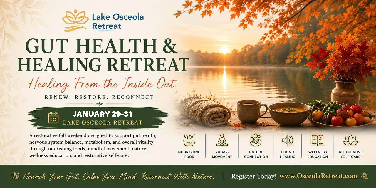 Tarmhälsa och läkningsretreat — Lake Osceola Retreat