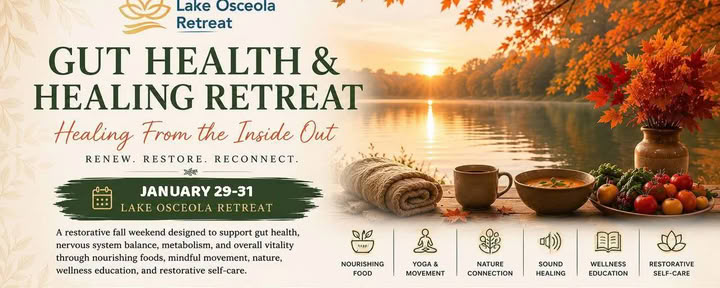 Tarmhälsa och läkningsretreat — Lake Osceola Retreat