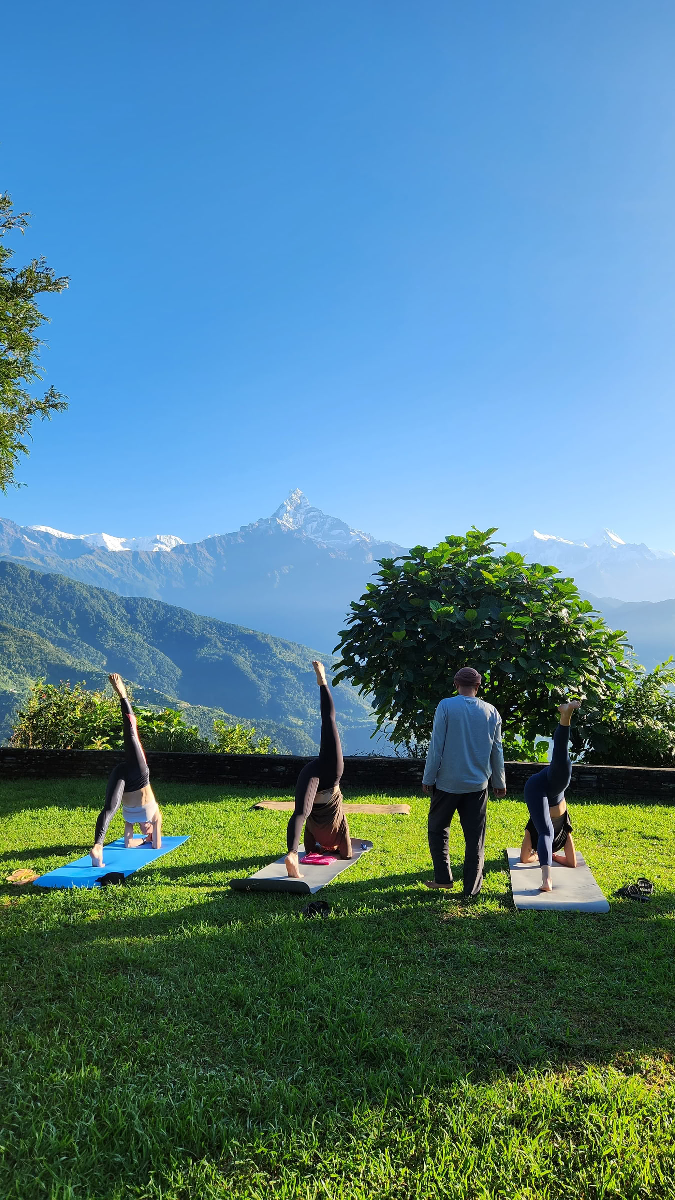 Yoga-retreat i Dhampus
