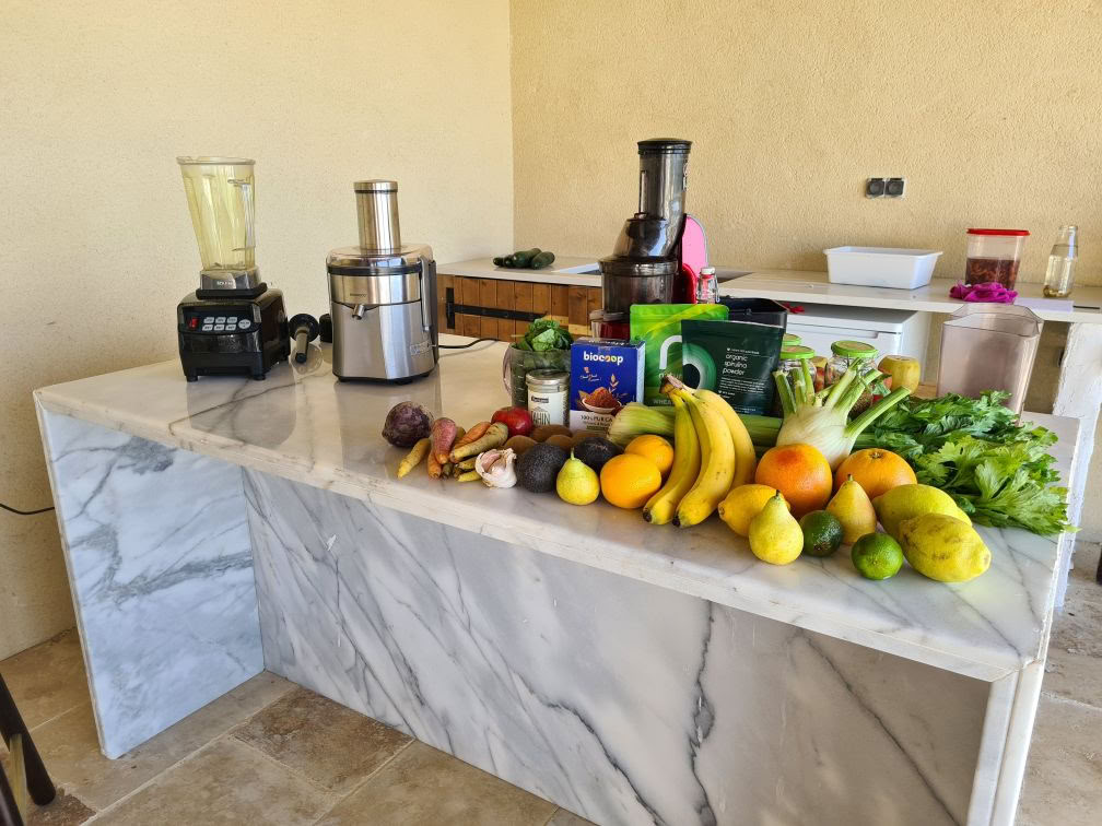 Detox, yoga och välmående