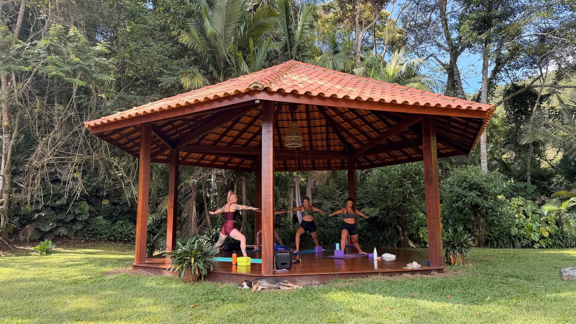 Yoga-retreat nära Rio de Janeiro under helgen