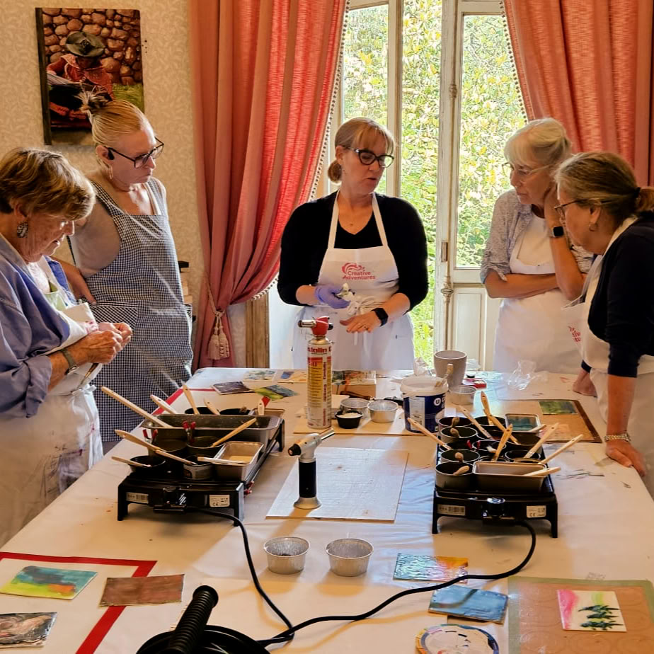 Konstretreat för nybörjare i Dordogne