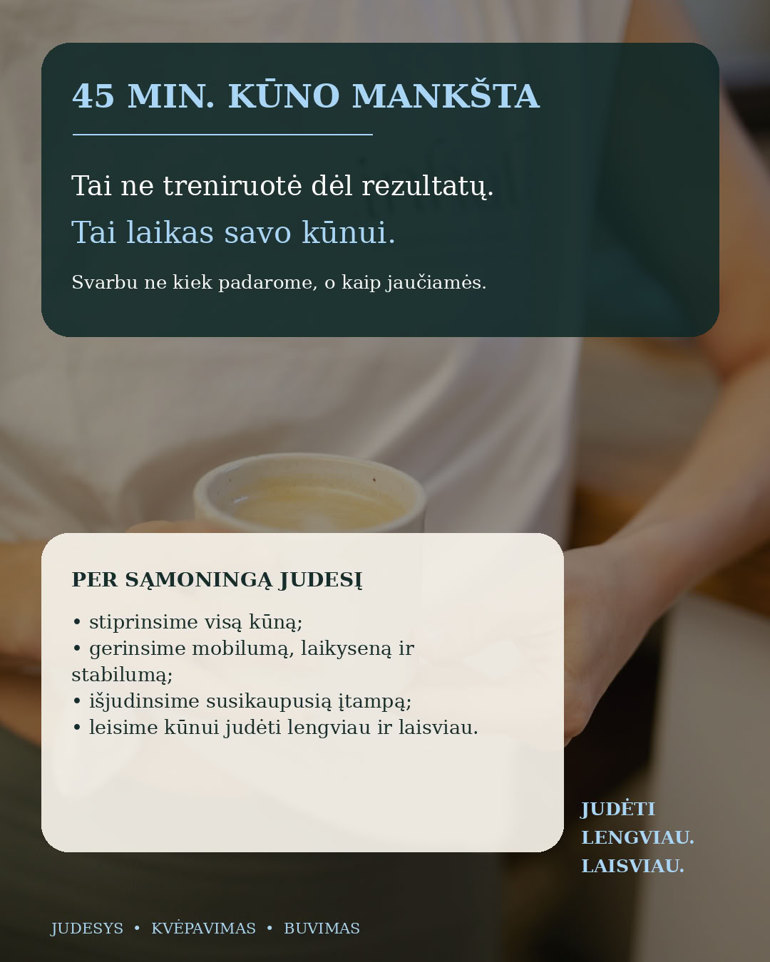 RÖRELSE. ANDNING. VARANDE.