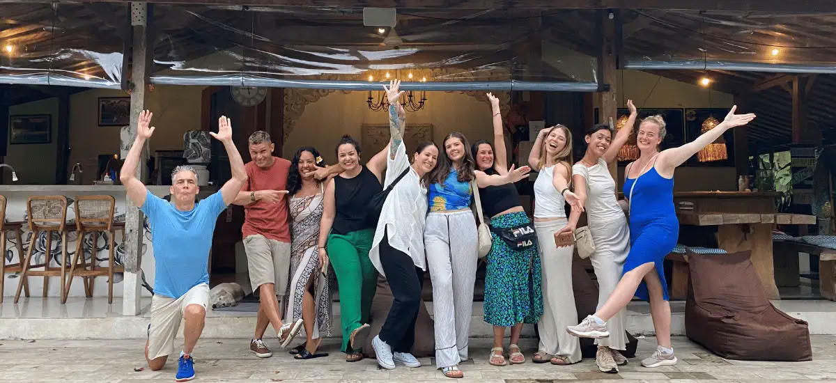 Surf- och yogaretreat på Bali